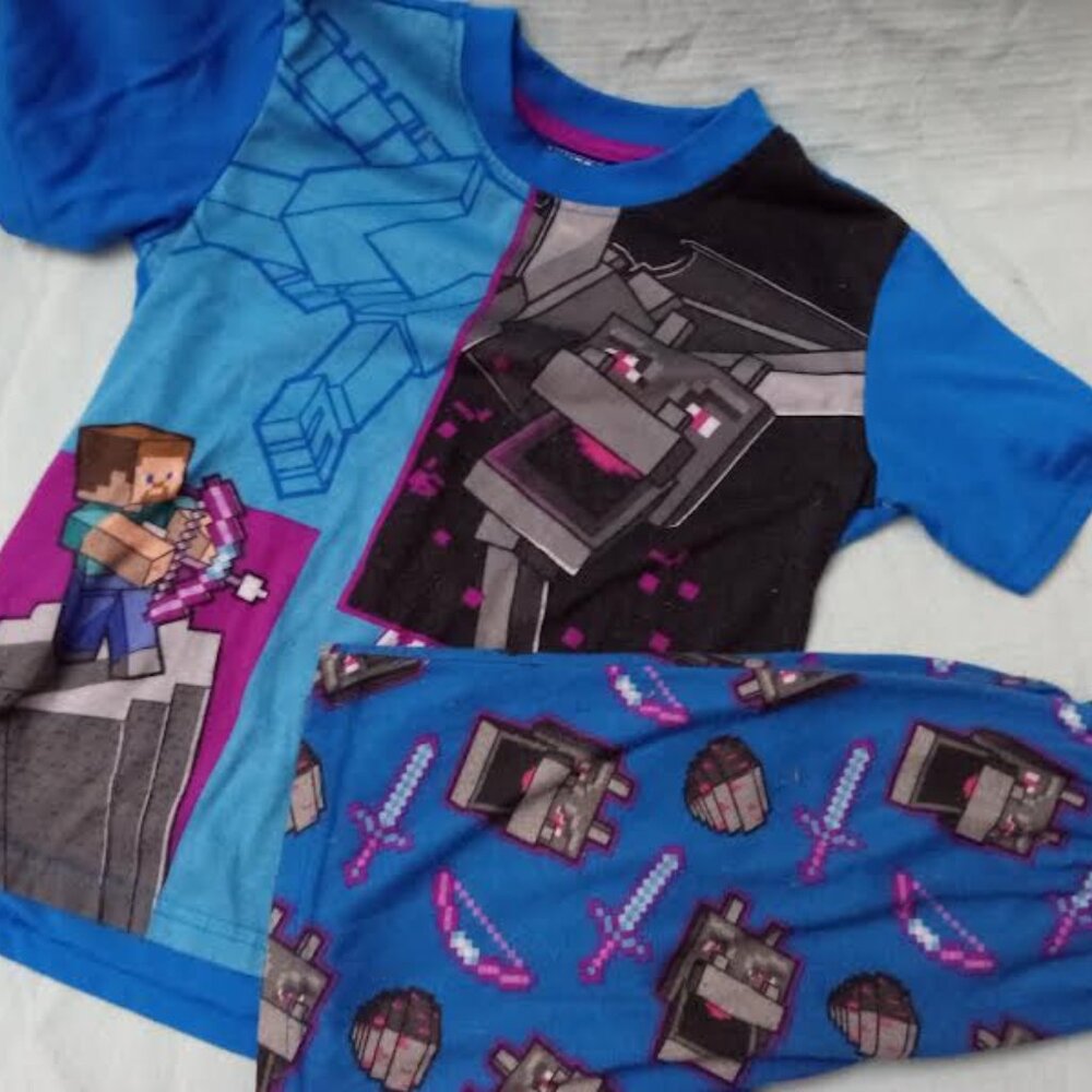 Mine Craft PJ's 2pr - Picture 2 of 2